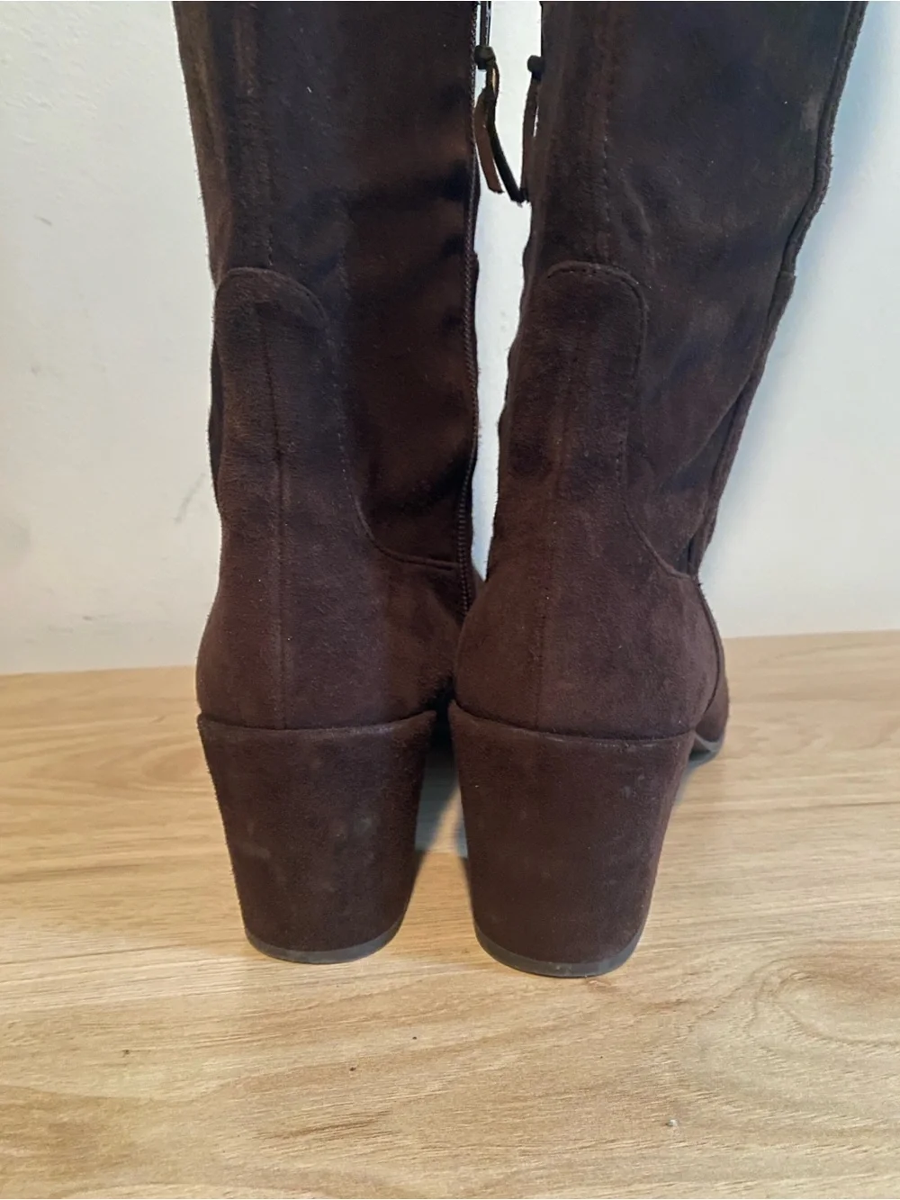 Stuart Weitzman - Over the Knee Brown Suede Boots Women’s 9 Made in Spain